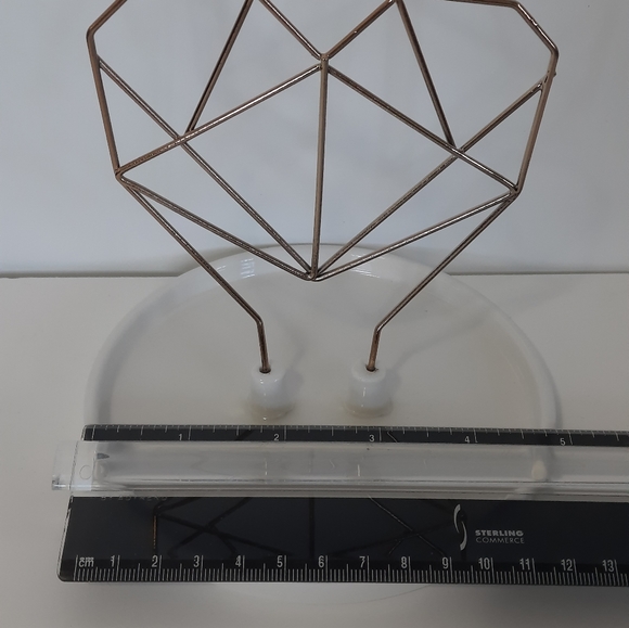 Pre-owned IMM copper heart shaped jewelry holder - Picture 3 of 6